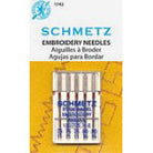 Schmetz Machine Embroidery Assortment 5pk sz75-90 - Stitch - Durango, Colorado Quilt & Sewing Shop
