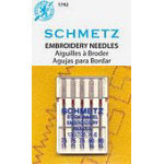 Schmetz Machine Embroidery Assortment 5pk sz75-90 - Stitch - Durango, Colorado Quilt & Sewing Shop