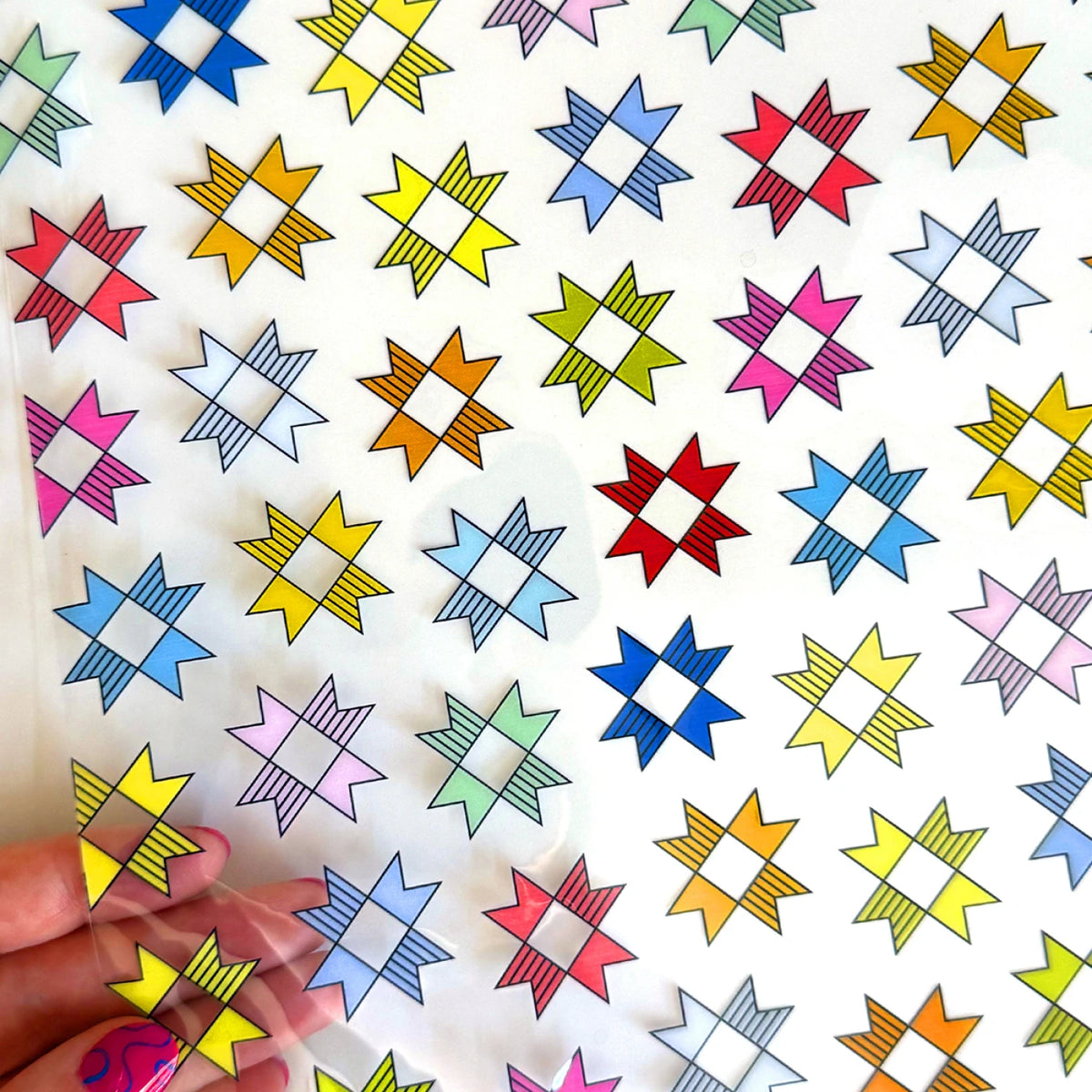 Patchwork Stars Vinyl - Stitch - Durango, Colorado Quilt & Sewing Shop