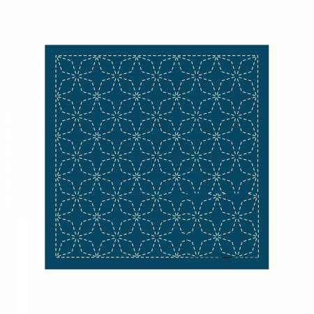 Sashiko Sampler Kaku-shippo Navy - Stitch - Durango, Colorado Quilt & Sewing Shop