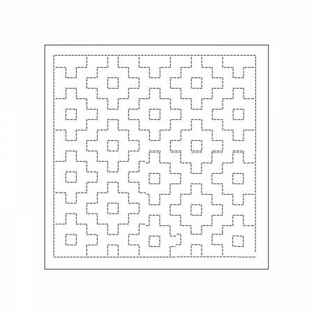 Sashiko Sampler Kaki-no-hana White - Stitch - Durango, Colorado Quilt & Sewing Shop