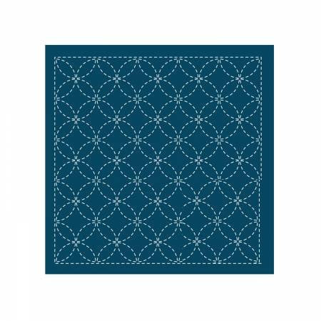 Sashiko Sampler Shippo-tsunagi Navy - Stitch - Durango, Colorado Quilt & Sewing Shop