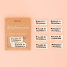 Sarah Hearts Made by Grandma Labels - Stitch - Durango, Colorado Quilt & Sewing Shop