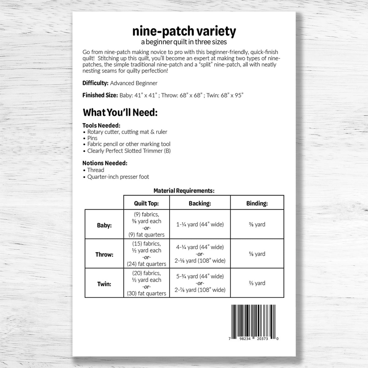 Nine Patch Variety - Stitch - Durango, Colorado Quilt & Sewing Shop