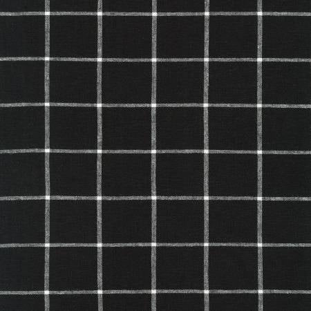 RK Essex Yarn Dyed Classic Wovens Windowpane Black - Stitch - Durango, Colorado Quilt & Sewing Shop