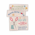 Lori Holt Made With Love Woven Labels - Stitch - Durango, Colorado Quilt & Sewing Shop