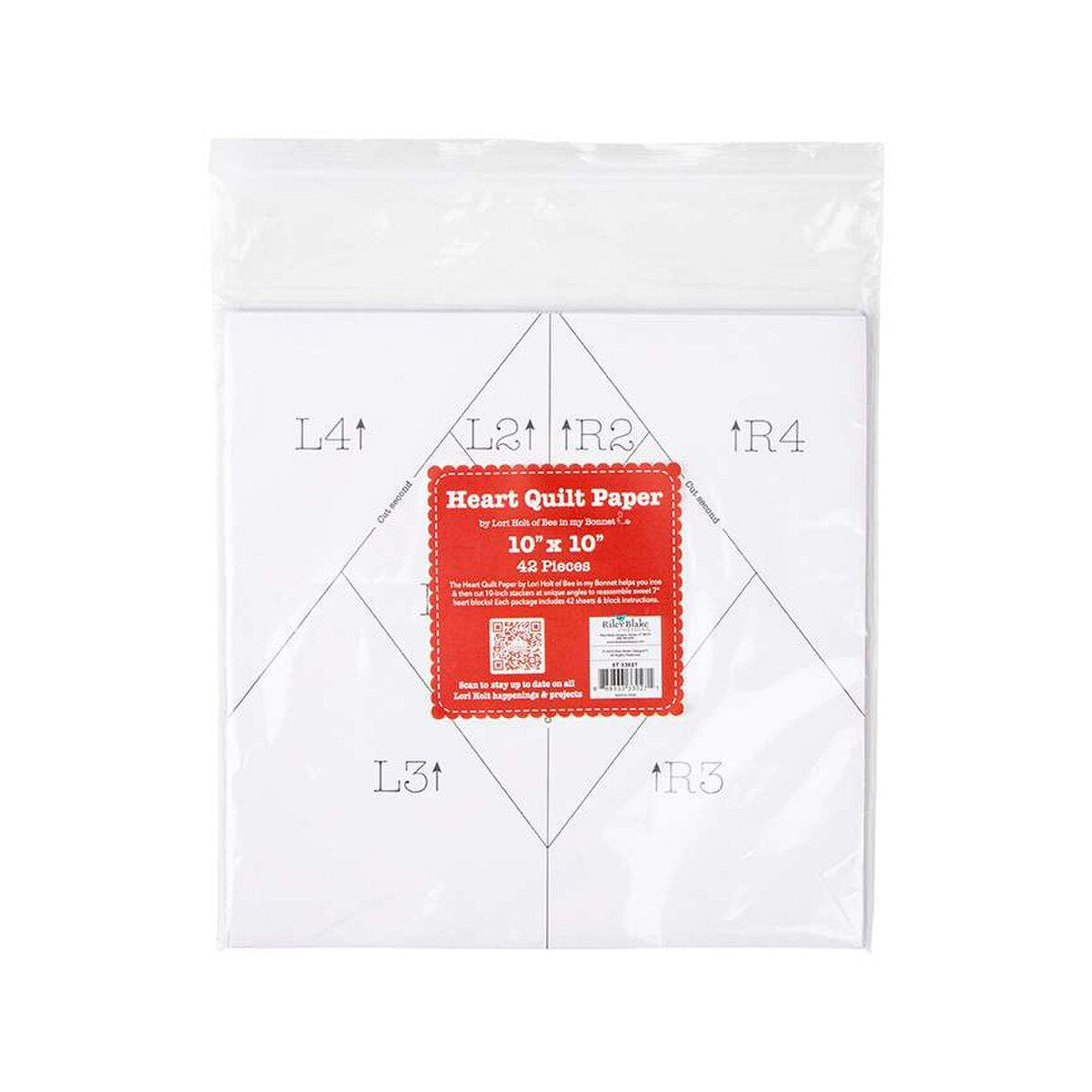 Lori Holt Heart Quilt Paper - Stitch - Durango, Colorado Quilt & Sewing Shop