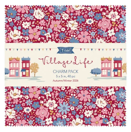 Village Life Charm Pack - Stitch - Durango, Colorado Quilt & Sewing Shop