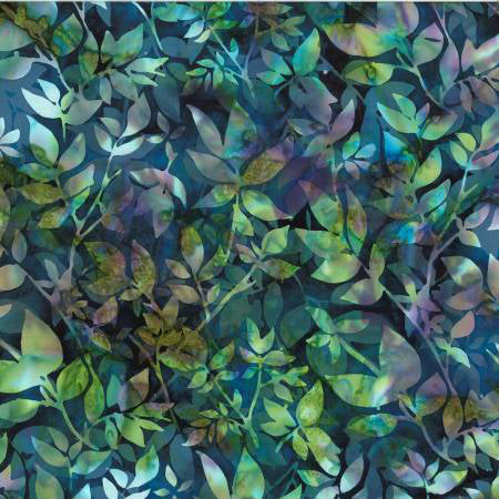 HF Bali Batik Distressed LeavesTwilight - Stitch - Durango, Colorado Quilt & Sewing Shop