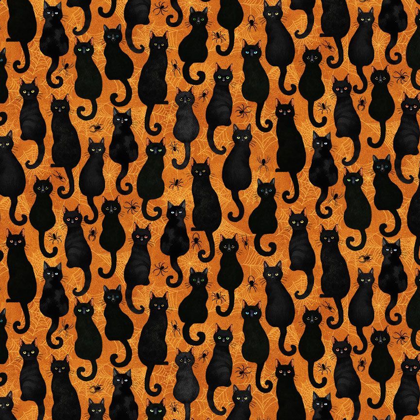 Wicked - Black Cats & Spiders - Stitch - Durango, Colorado Quilt & Sewing Shop