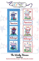 The Wonky Houses-America Banner Pattern - Stitch - Durango, Colorado Quilt & Sewing Shop