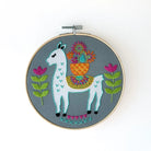 Llama Embroidery Kit - Stitch - Durango, Colorado Quilt & Sewing Shop