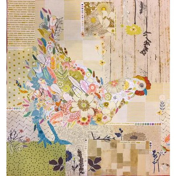 Laura Heine Hen Rietta collage - Stitch - Durango, Colorado Quilt & Sewing Shop