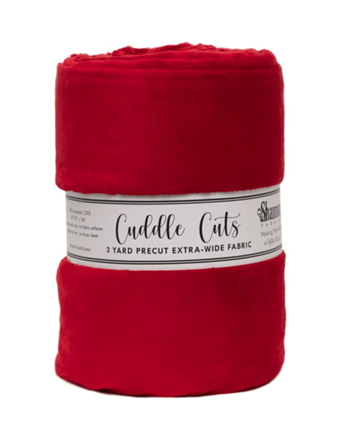 Cuddle Cuts Cardinal 3 Yard WB - Stitch - Durango, Colorado Quilt & Sewing Shop