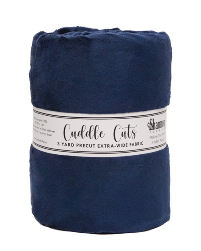 Cuddle Cuts Navy 3 Yards WB - Stitch - Durango, Colorado Quilt & Sewing Shop