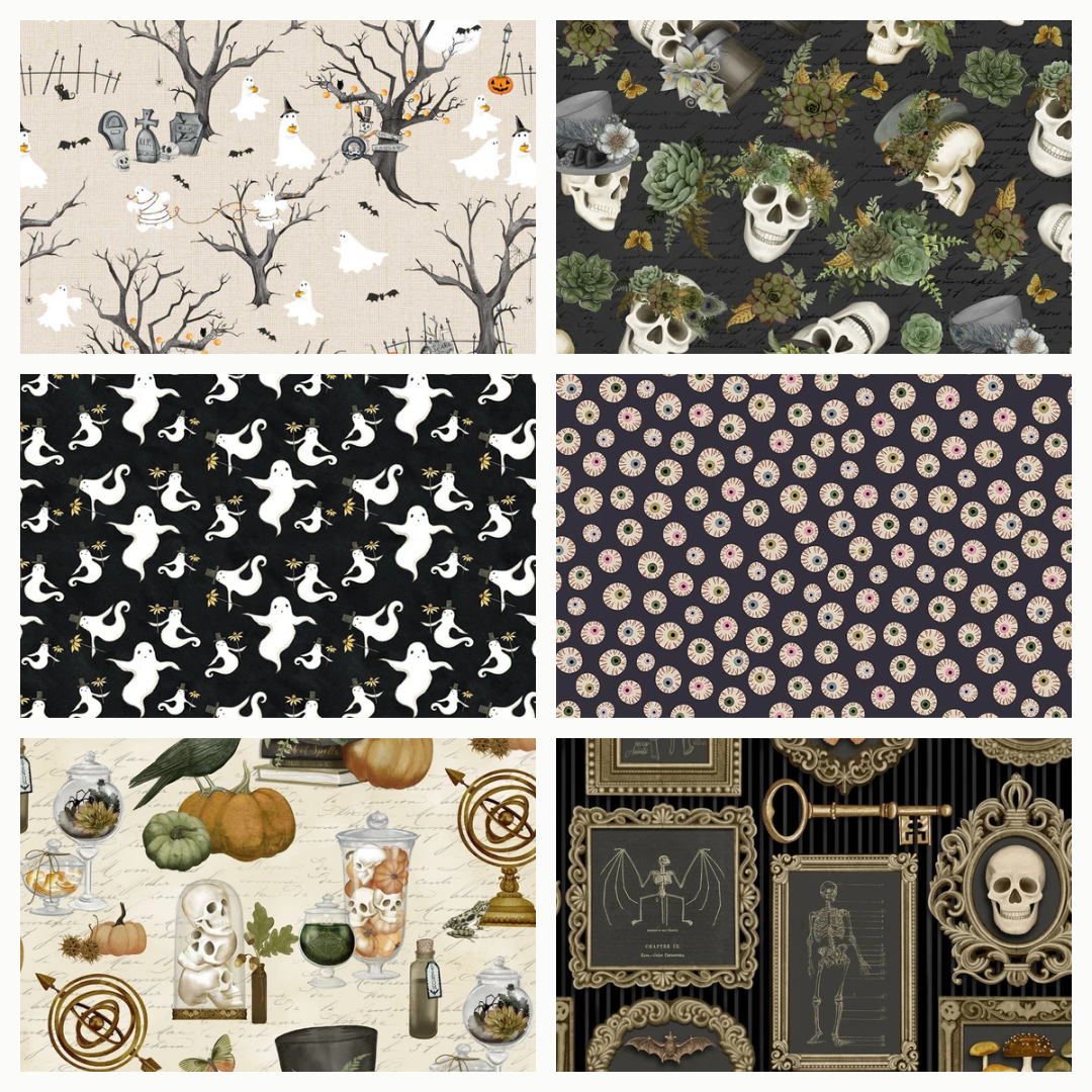 Halloween 3 Fat Quarter Bundle - Stitch - Durango, Colorado Quilt & Sewing Shop