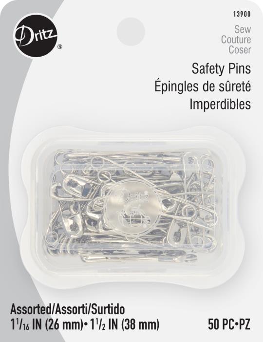 Safety Pins 1 1/2", Dritz - Stitch - Durango, Colorado Quilt & Sewing Shop