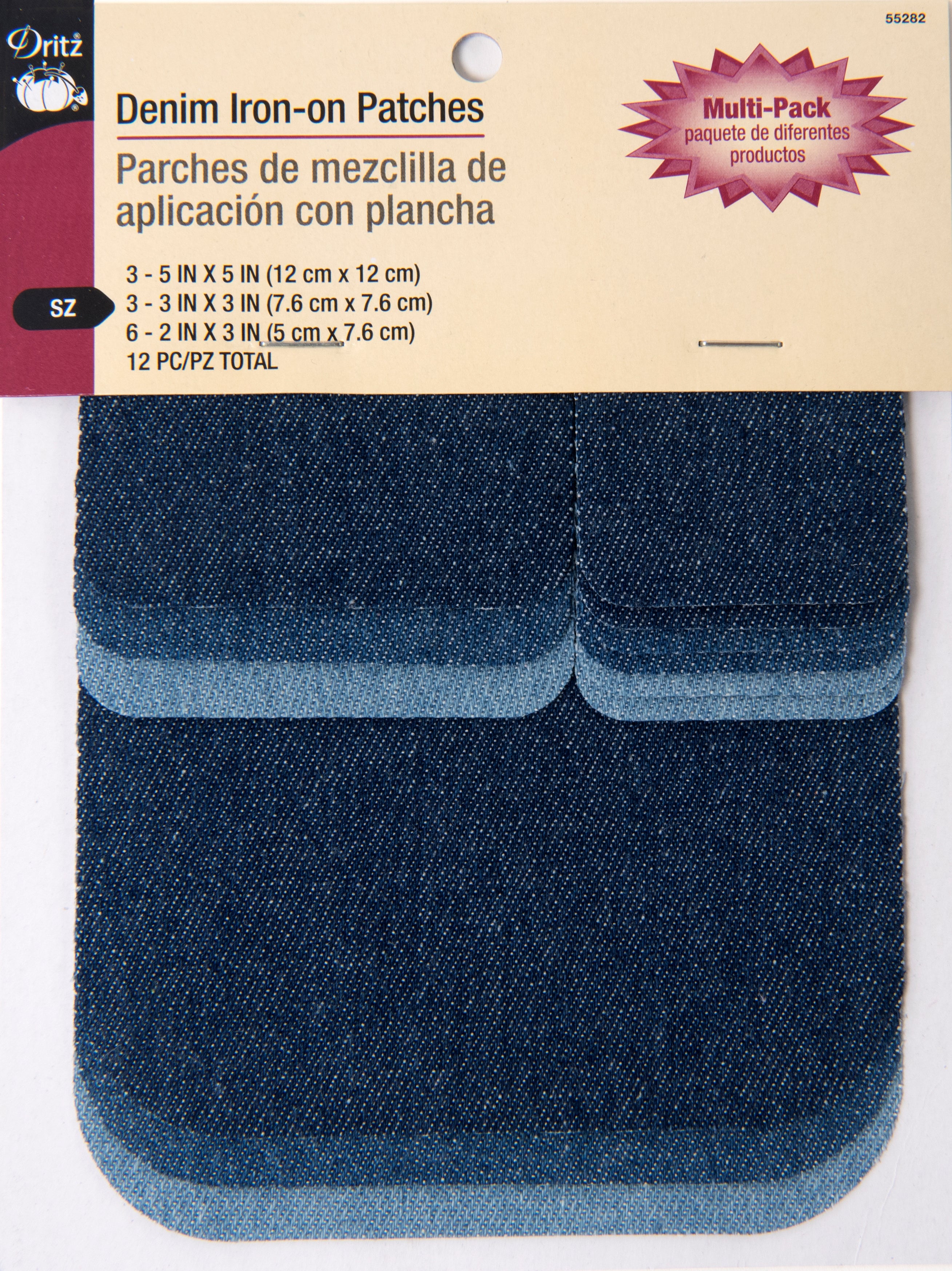 Denim Iron-On Patches-55282 - Stitch - Durango, Colorado Quilt & Sewing Shop
