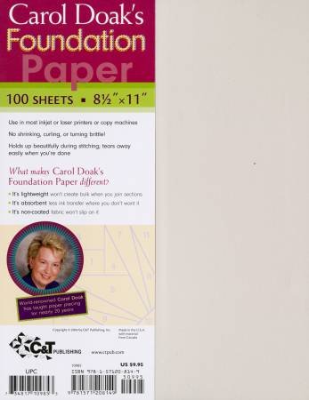Carol Doak's Foundation Paper - Stitch - Durango, Colorado Quilt & Sewing Shop
