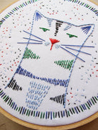 Cozyblue Emb Kit -Nigel Nine Lives - Stitch - Durango, Colorado Quilt & Sewing Shop