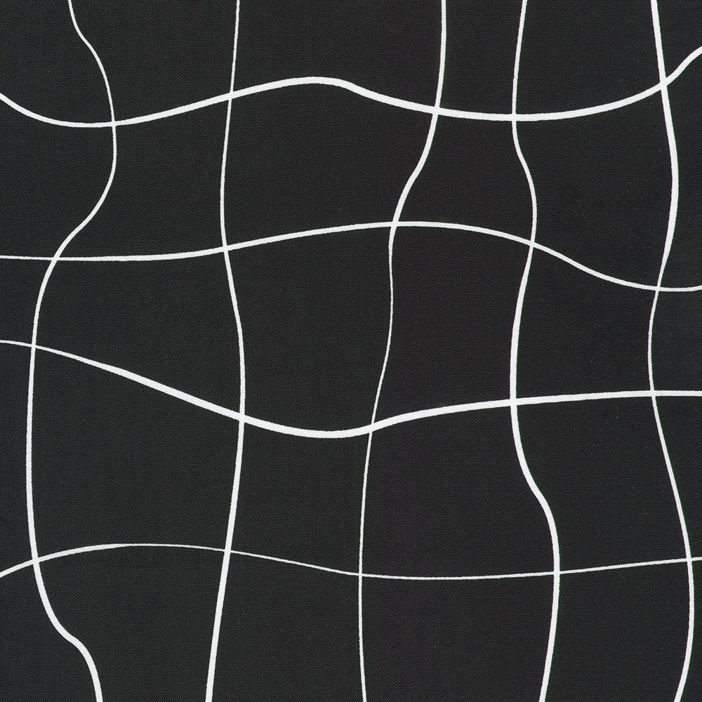 RK Inkwell Wavy Grid Black - Stitch - Durango, Colorado Quilt & Sewing Shop