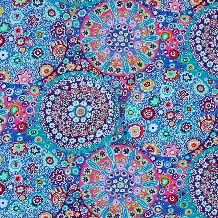 FS Kaffe Millefiore Aqua - Stitch - Durango, Colorado Quilt & Sewing Shop