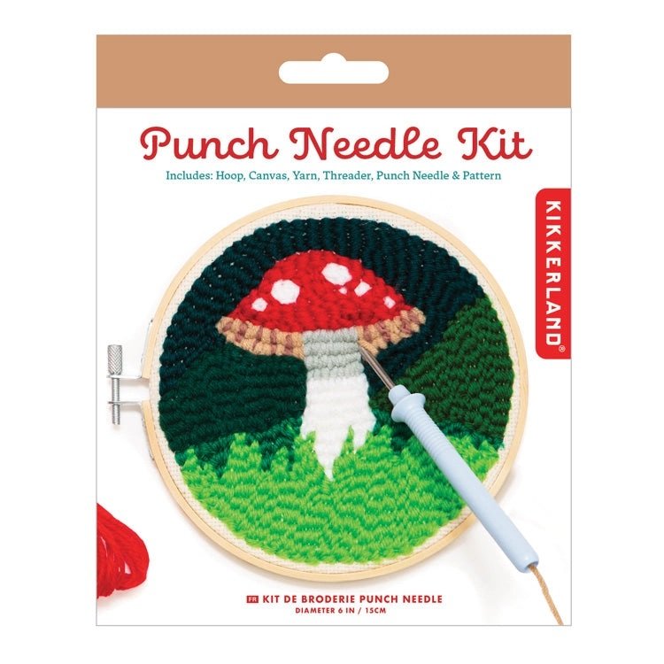 Punch Needle Kit Mushroom - Stitch - Durango, Colorado Quilt & Sewing Shop