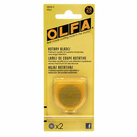 Olfa 28mm Rotary Blade 2ct. - Stitch - Durango, Colorado Quilt & Sewing Shop