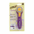 Olfa Rotary Cutter Splash Purple 45mm - Stitch - Durango, Colorado Quilt & Sewing Shop