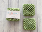 Dot & Army Dish Scrubbies Olive - Stitch - Durango, Colorado Quilt & Sewing Shop