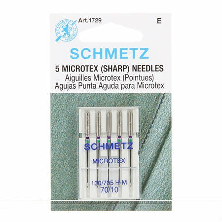 Schmetz Microtex Needle 70/10 - Stitch - Durango, Colorado Quilt & Sewing Shop