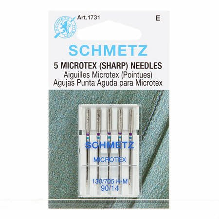 Schmetz Microtex Needle 90/14 - Stitch - Durango, Colorado Quilt & Sewing Shop