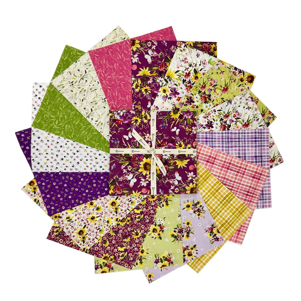 CW Summer Garden 10" Layer Cake - Stitch - Durango, Colorado Quilt & Sewing Shop