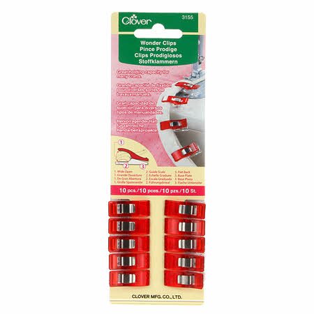 Clover Wonder Clips Red - Stitch - Durango, Colorado Quilt & Sewing Shop