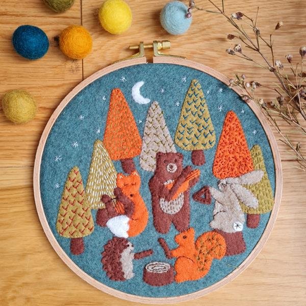 Woodland Melody Applique Kit - Stitch - Durango, Colorado Quilt & Sewing Shop