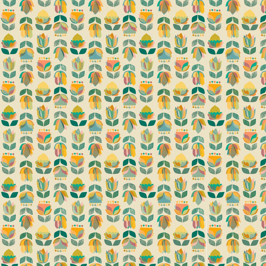 Clothworks Mid Century Modern Teal - Stitch - Durango, Colorado Quilt & Sewing Shop