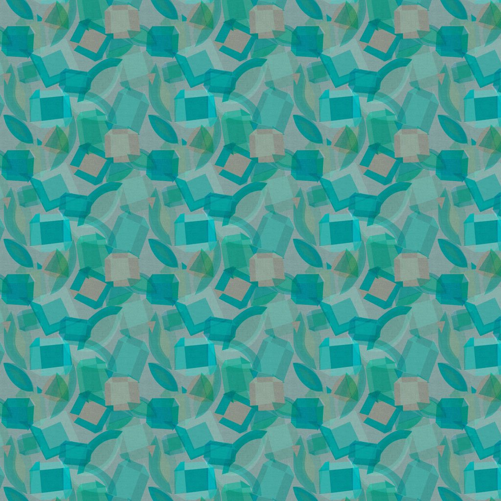 Clothworks Mid Century Modern Jewels Teal - Stitch - Durango, Colorado Quilt & Sewing Shop